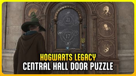 hogwarts legacy central hall puzzle|Hogwarts Legacy: Puzzle Door 21 17 Guide (The。